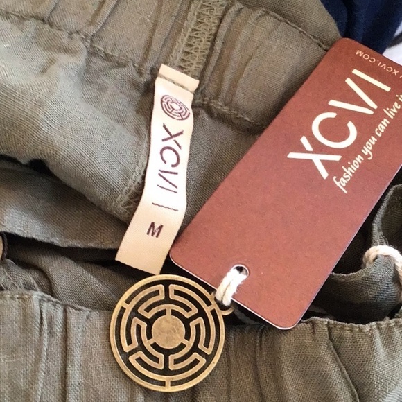 XCVI Cleon Flounce 100% linen Jumpsuit size medium NWT - Picture 12 of 14